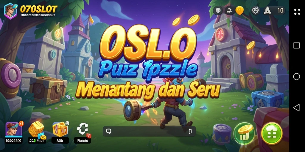 Tampilan gameplay 070SLOT yang penuh warna dan menantang.