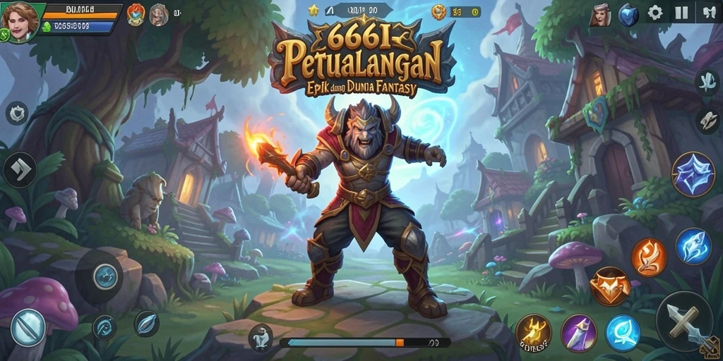 Tampilan gameplay seru dengan pertarungan dinamis di 666I.