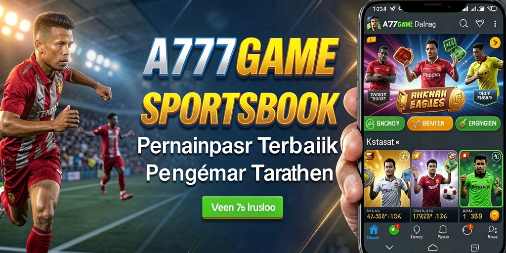 Tampilan antarmuka A777GAME yang modern dalam taruhan olahraga.