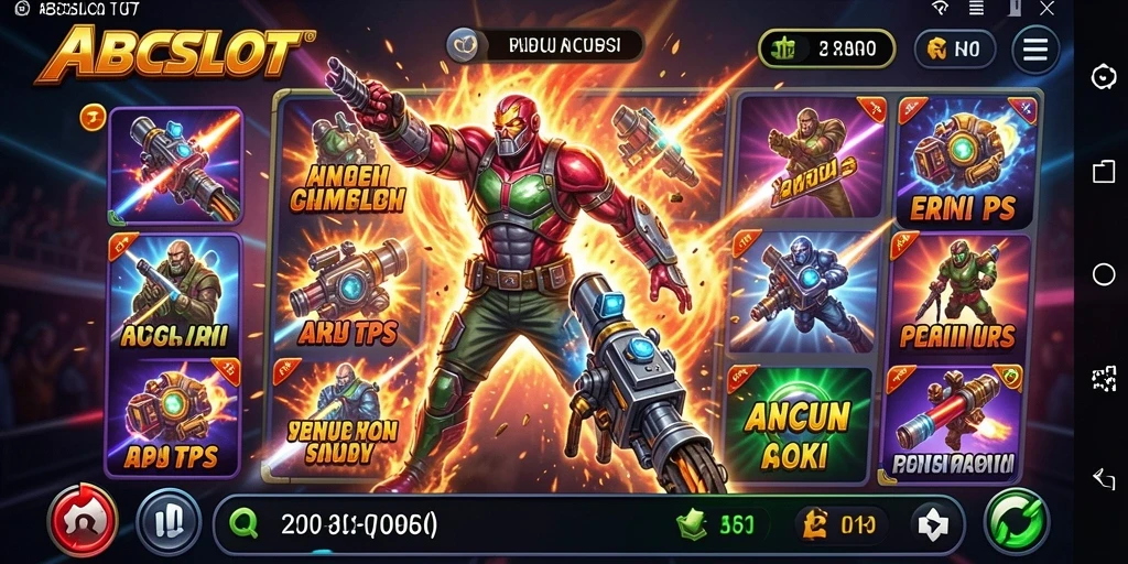 Tangkapan layar gameplay utama di ABCSLOT menunjukkan keseruan permainan TPS.
