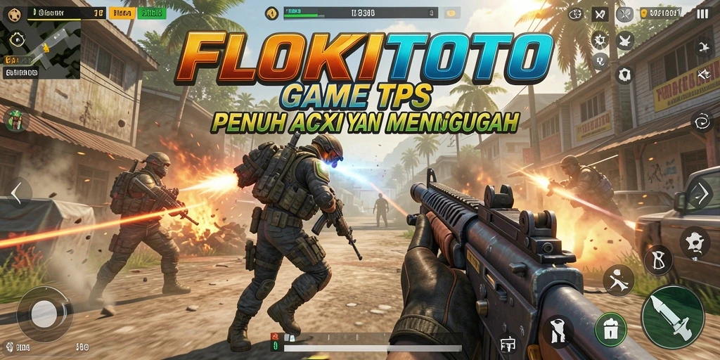 Tampilan screenshot dari gameplay menegangkan di FLOKITOTO.