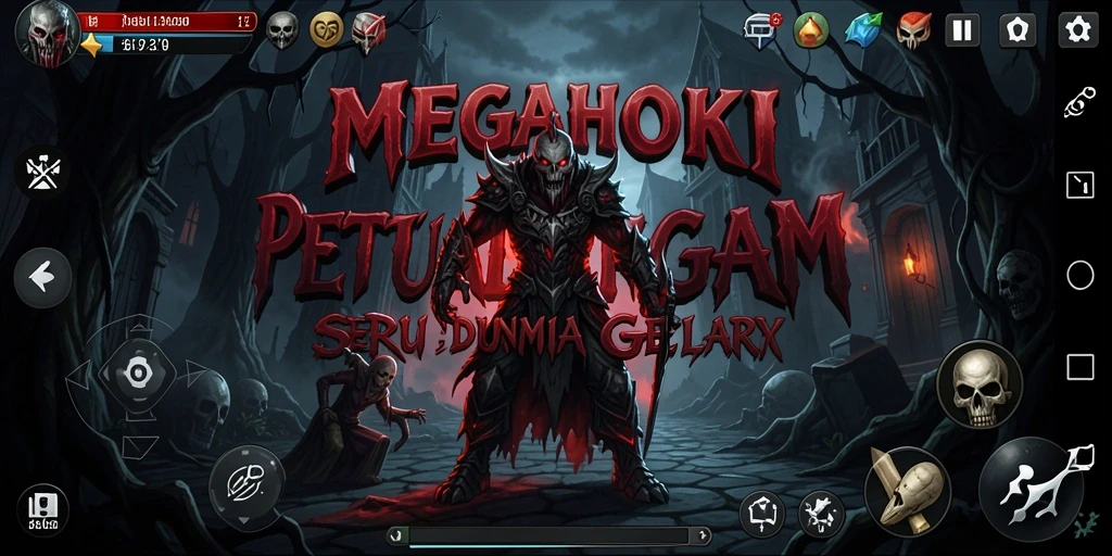 Gameplay seram di dunia kegelapan MEGAHOKI