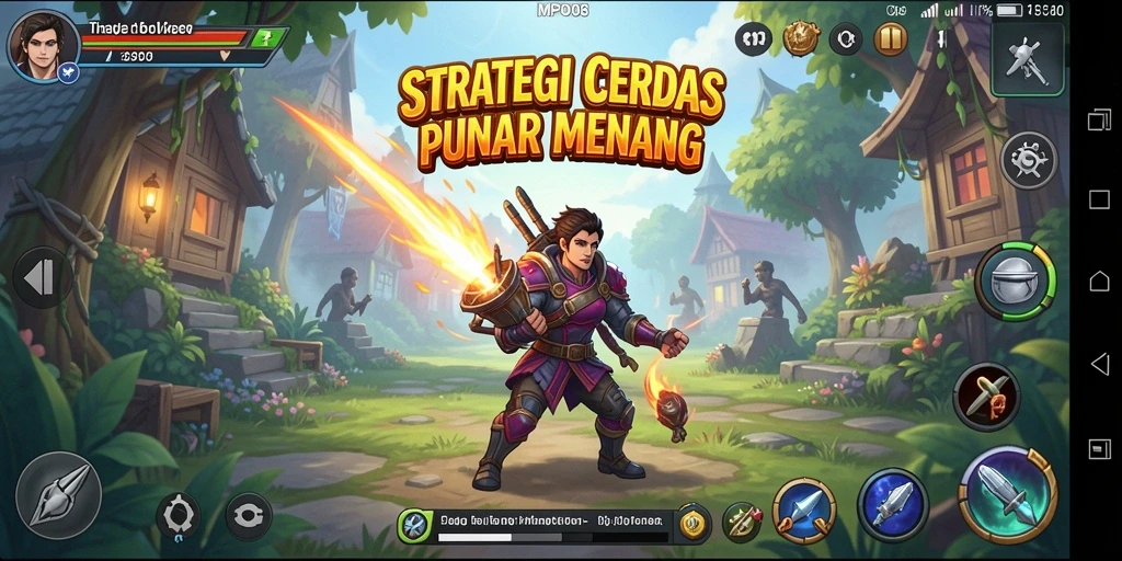 Tangkapan layar MPO08 menampilkan pertempuran strategis yang mendebarkan.