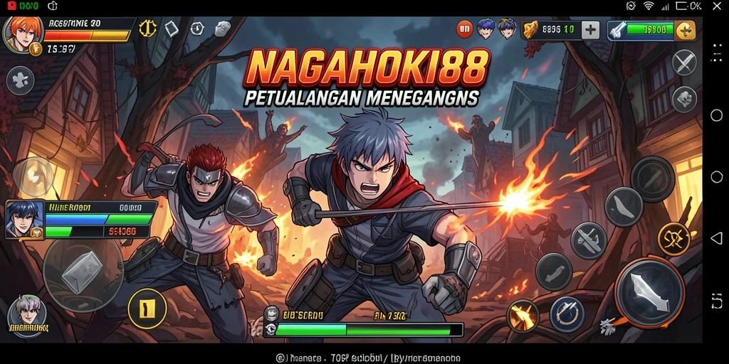Tampilan gameplay NAGAHOKI88 yang menakjubkan dengan karakter Anime.