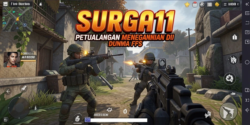 Tampilan aksi mendebarkan dalam permainan SURGA11 yang penuh adrenalina.