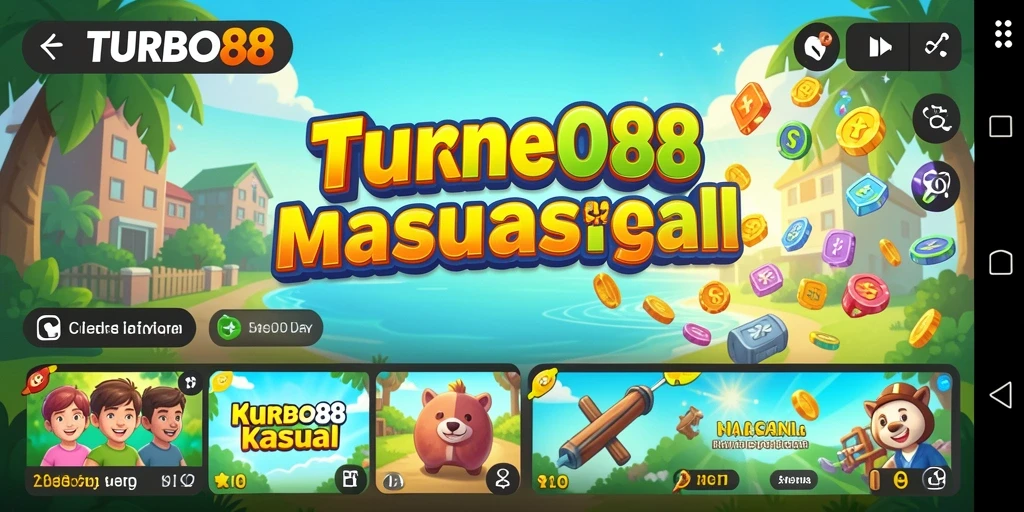 Screenshot game TURBO88 menampilkan aksi seru dan gameplay kasual.