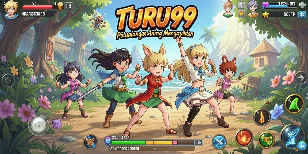 Tampilan gameplay yang menakjubkan dalam TURU99.